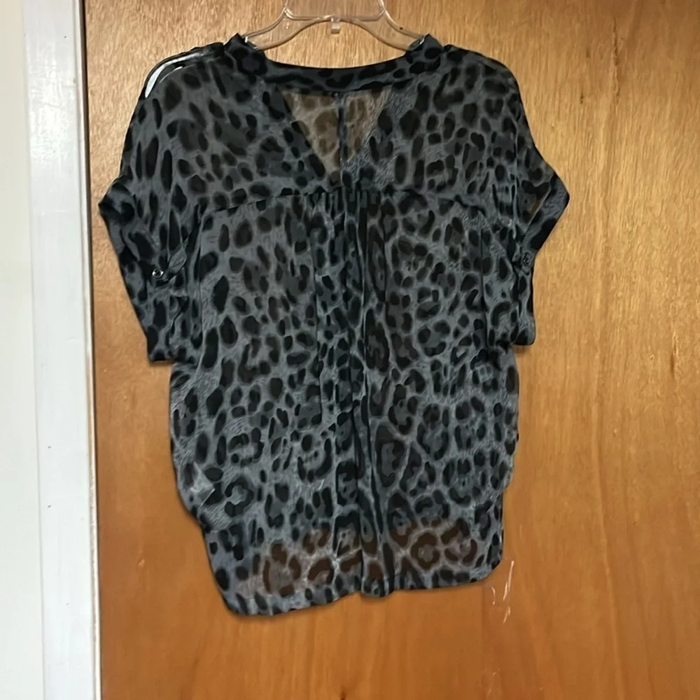 Buffalo David Bitton Animal Print Blouse